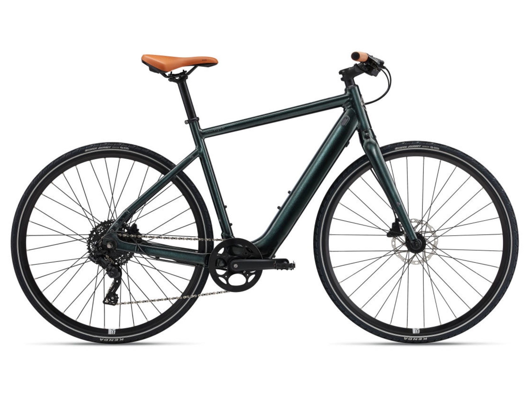 Vélo électrique sur route